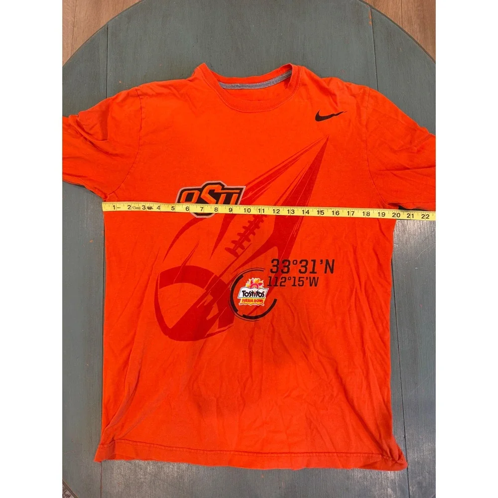 Nike Oklahoma State Cowboys OSU Fiesta Bowl Long Sleeve T-Shirt Orange Mens M